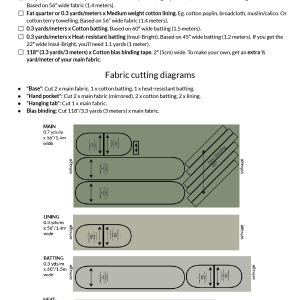 Double Oven Mitt – Printable PDF Sewing Pattern - Image 10