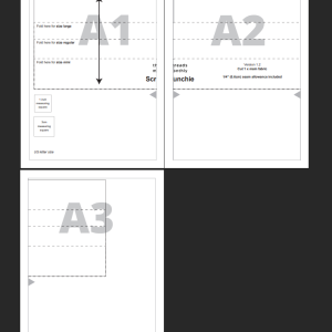 Pro-Finish Scrunchie Set – Printable PDF Sewing Pattern - Image 4
